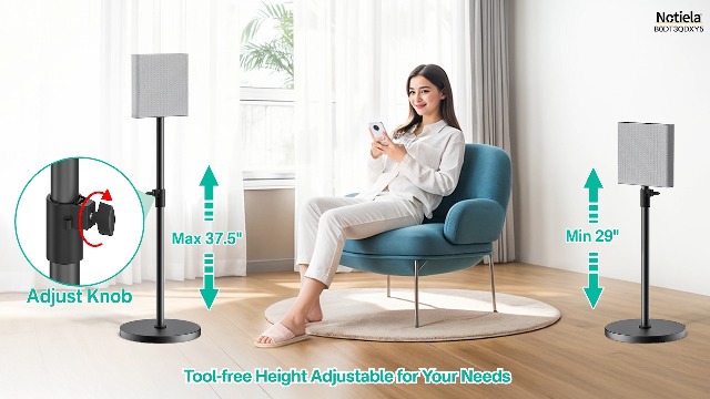Amazon.com: Heavy-Duty Floor Speaker Stands Pair for Sony Bravia